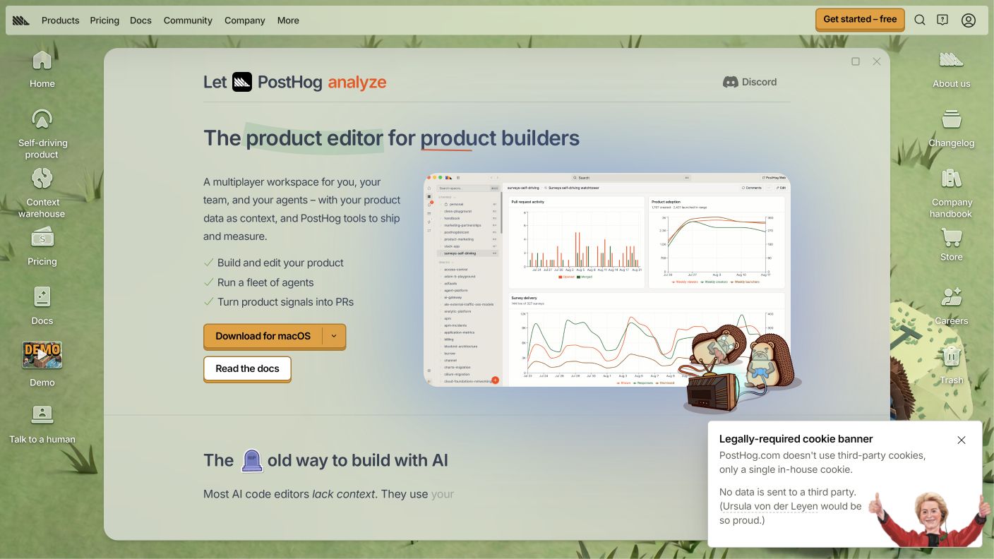 PostHog Desktop screenshot 1