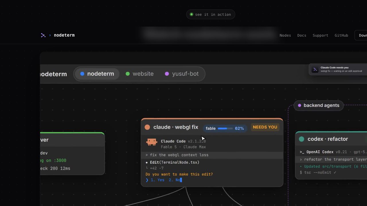Nodeterm screenshot 1