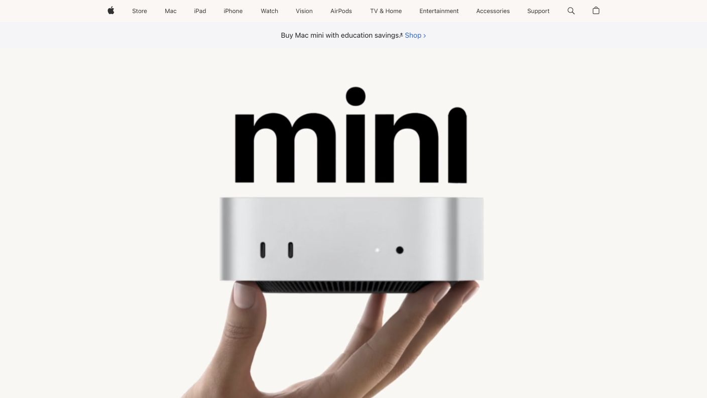 Mac mini screenshot 1