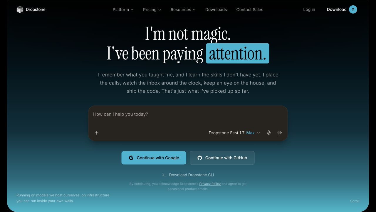 Dropstone screenshot 1