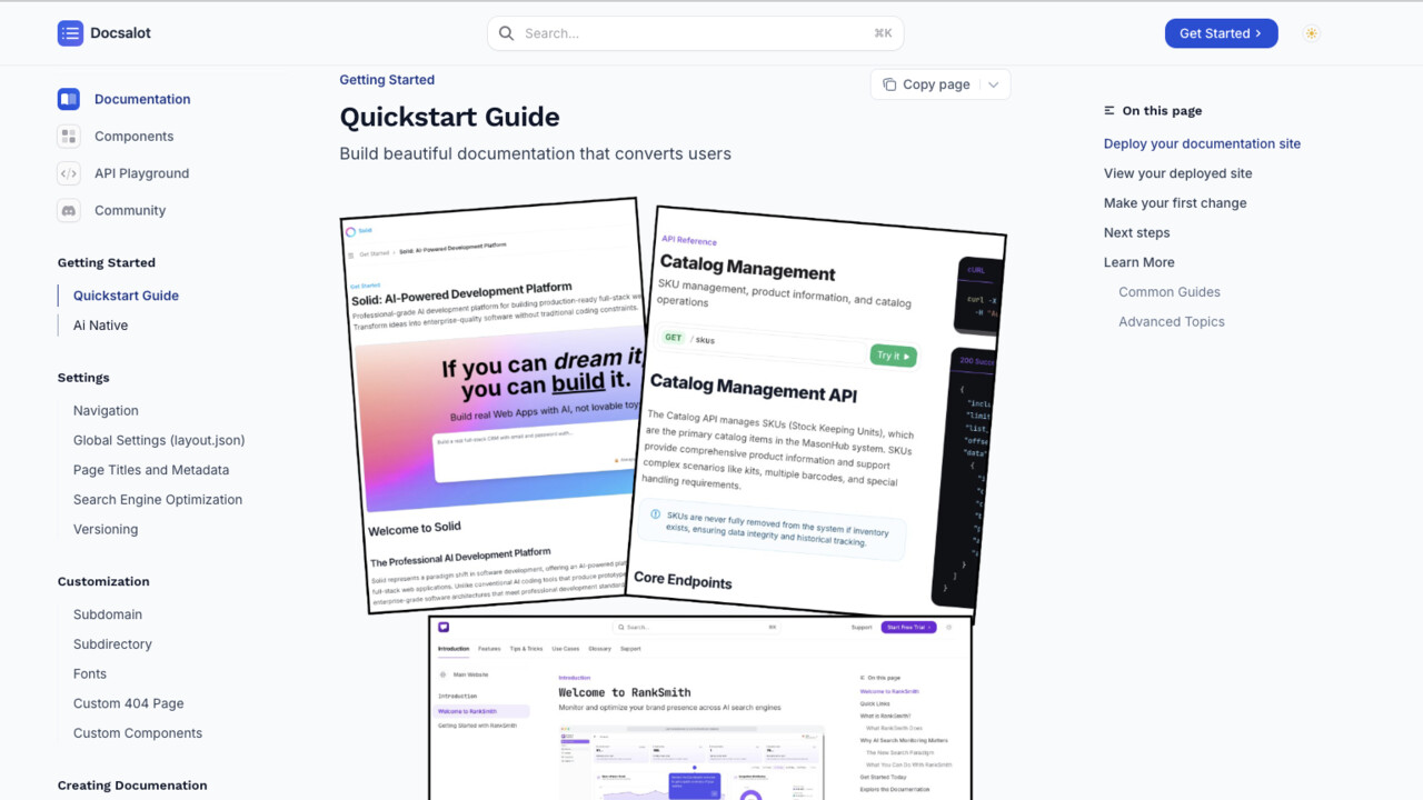 DocsAlot Visual Editor screenshot 1