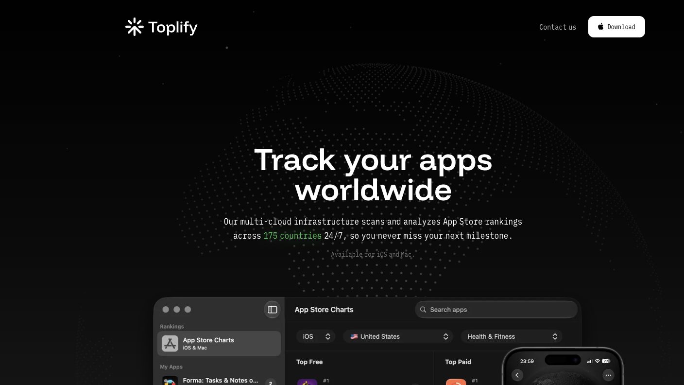 Toplify screenshot 1