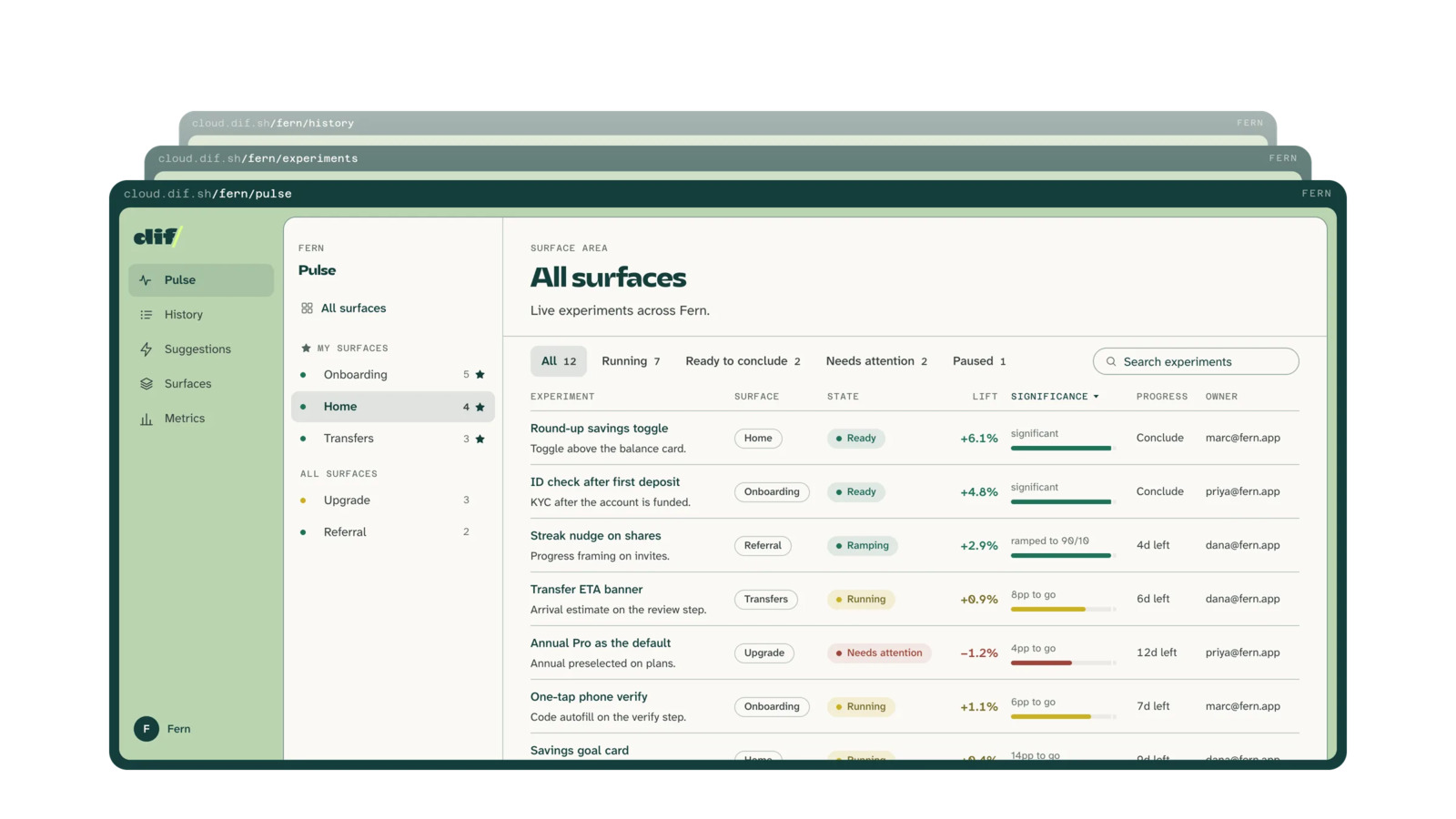 dif.sh screenshot 1