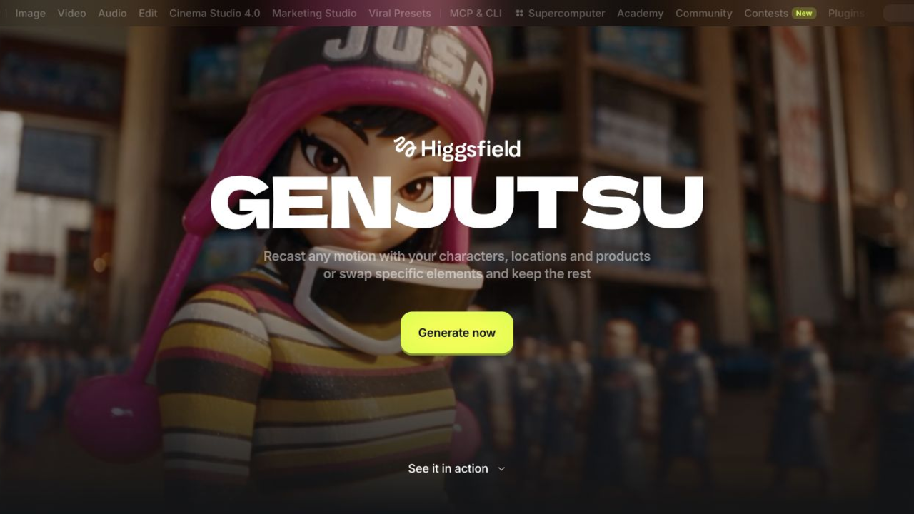 Higgsfield Genjutsu screenshot 1