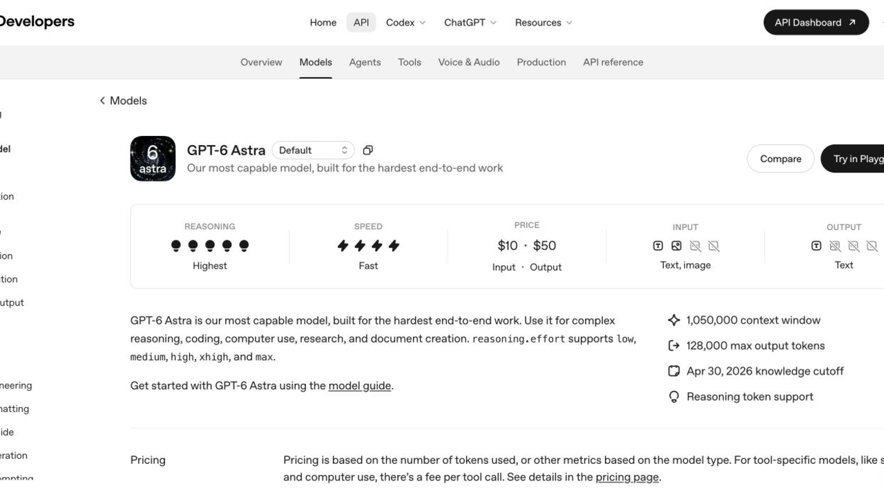 GPT-6 Astra screenshot 1