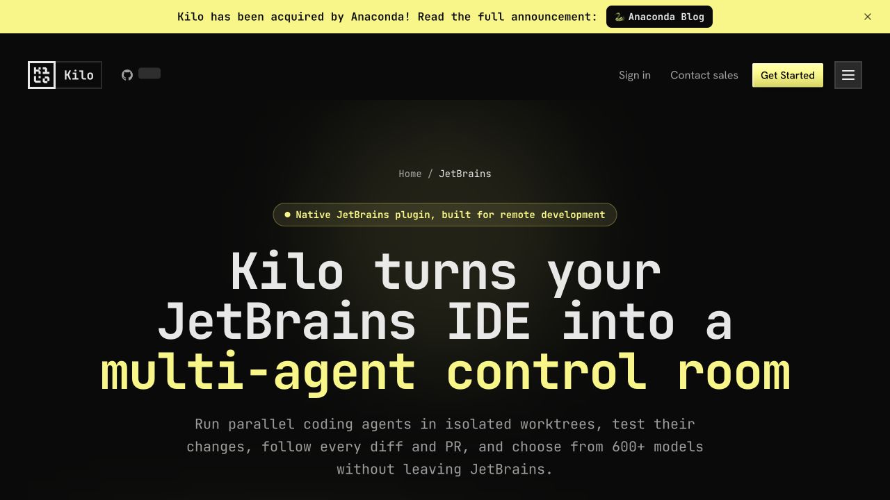 Kilo Code for JetBrains screenshot 1