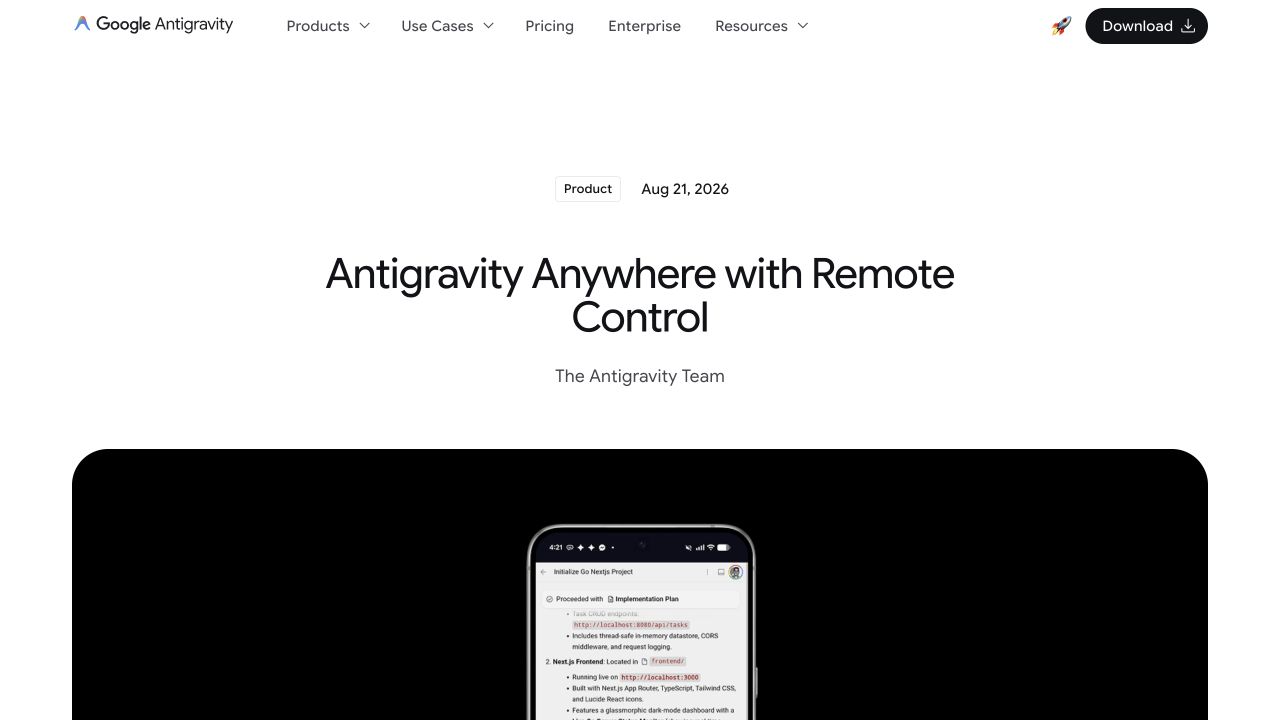 Antigravity Remote Control screenshot 1
