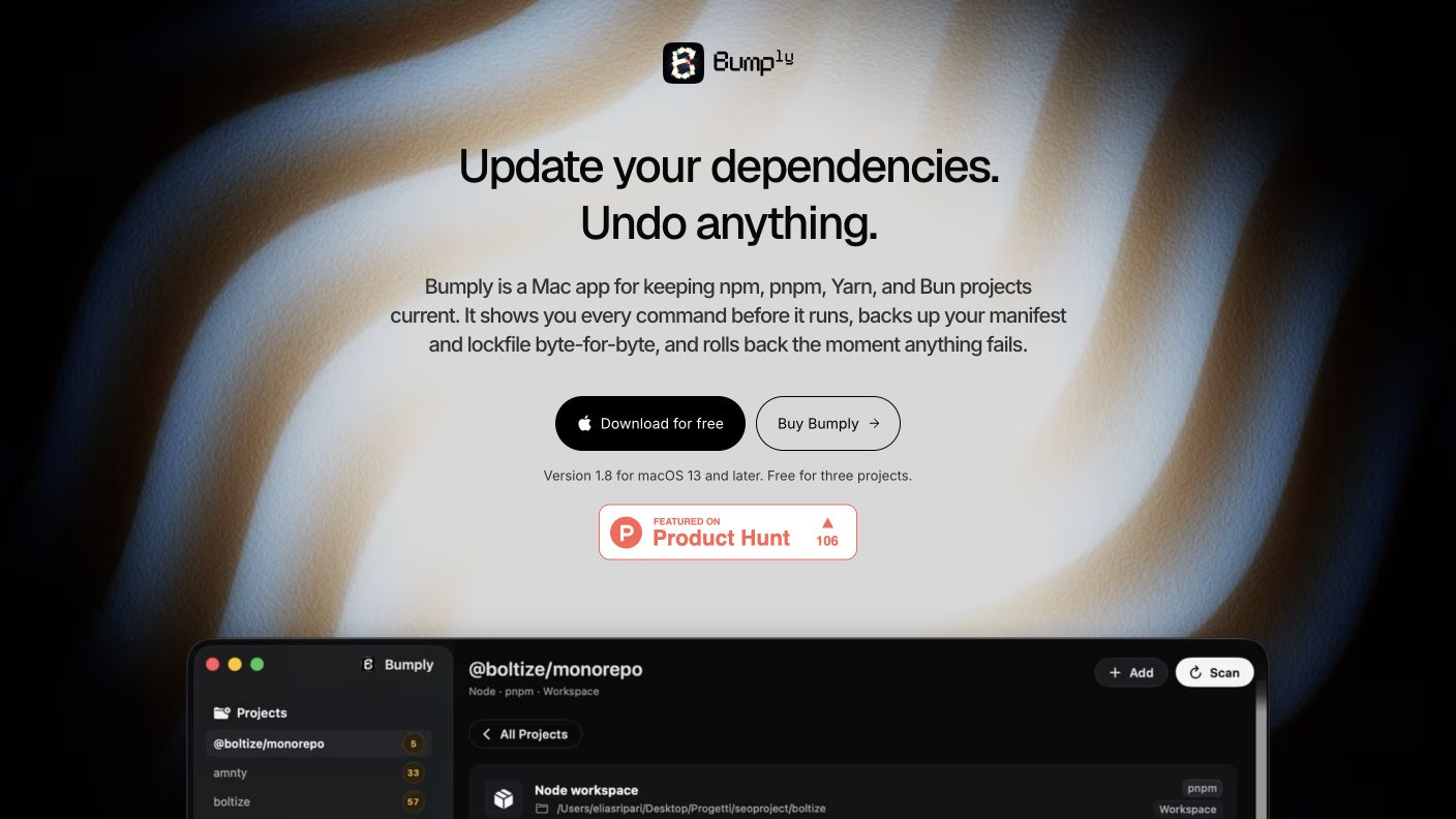 Bumply screenshot 1
