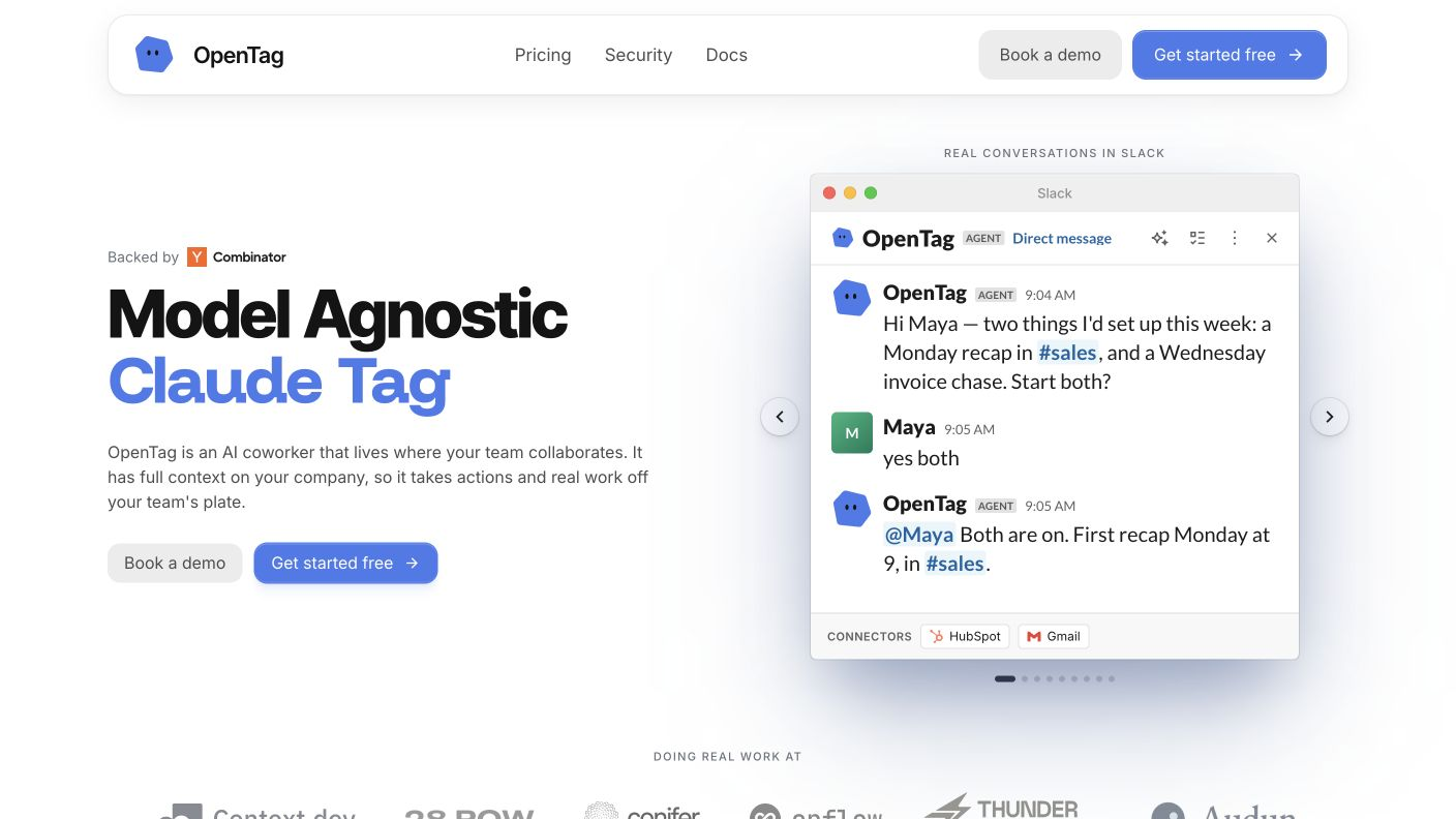 OpenTag screenshot 1