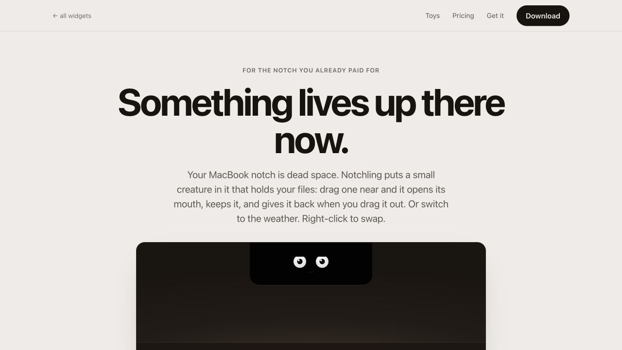 Notchling screenshot 1