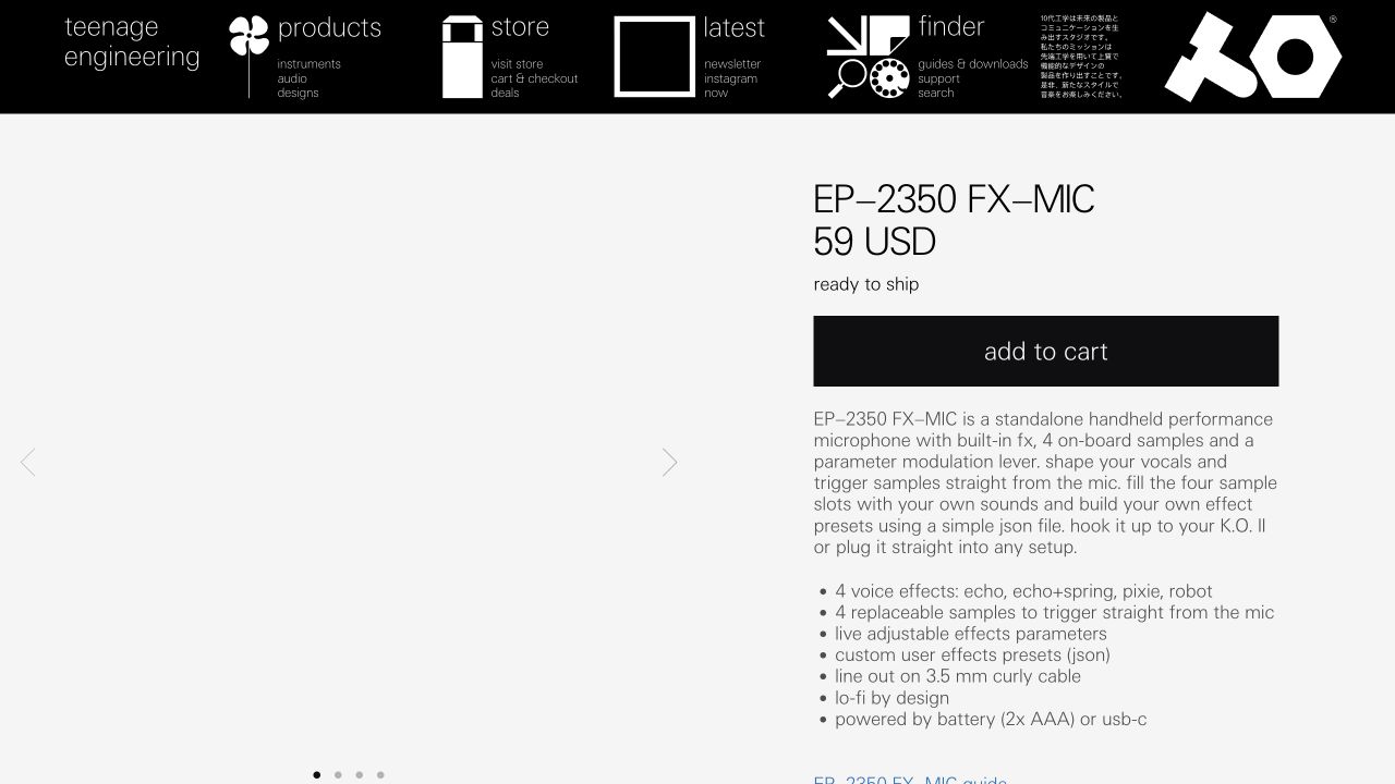 EP–2350 FX–MIC screenshot 1