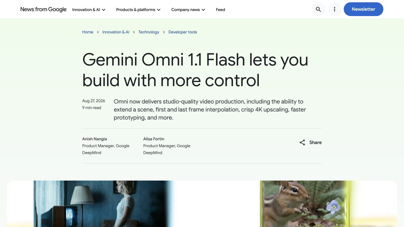 Gemini Omni 1.1 Flash screenshot 1