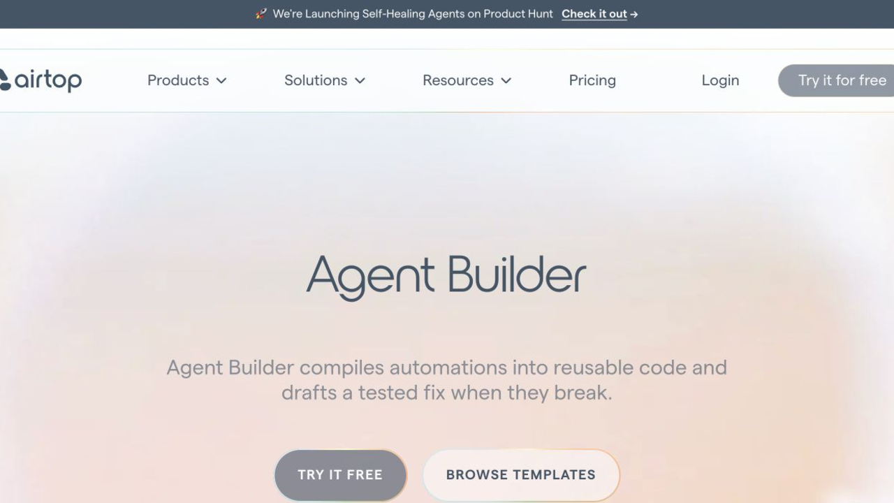 Agent Builder by Airtop screenshot 1
